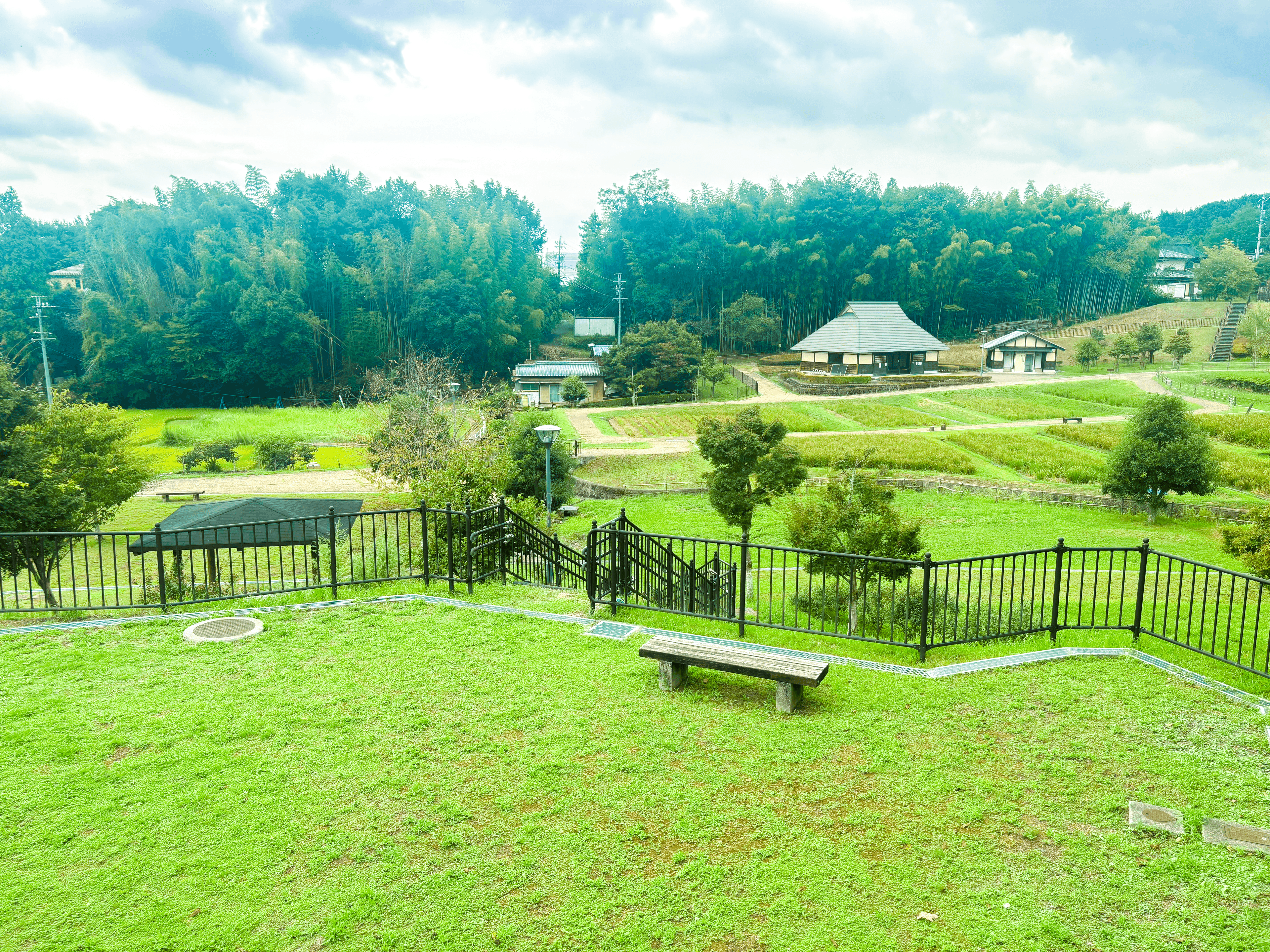 自然豊かな庭園